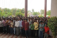 Eega Team at Bhramaramba Theatre
